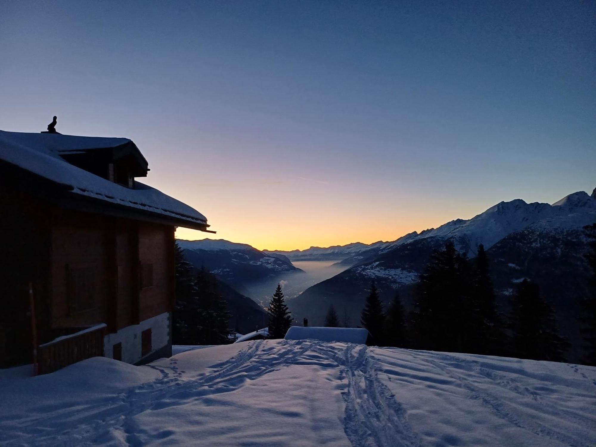Chalet Bietschhorn Rosswald Termen Exterior photo